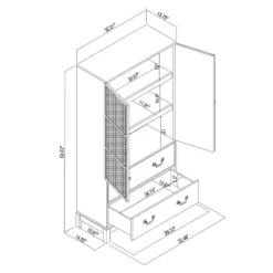 Brandeis Woven Cabinet Brown - Threshold™ Designed With Studio McGee 15 Brandeis Woven Cabinet Brown - Threshold™ Designed With Studio McGee -Interior Sale Store GUEST 707bd53d 9cc8 4d72 96d2 6474dbf4e472