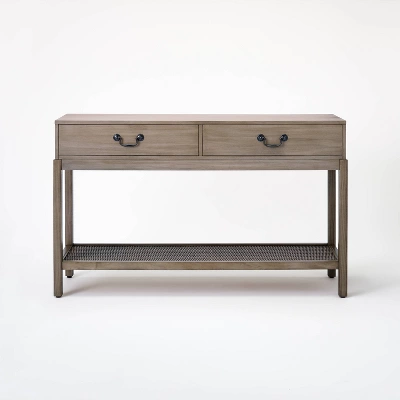 Brandeis Woven Console Table Brown - Threshold™ Designed With Studio McGee 4 Brandeis Woven Console Table Brown - Threshold™ Designed With Studio McGee - Image 2