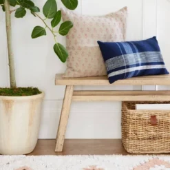 Thatcher Wood Bench - Threshold Designed With Studio McGee™ -Interior Sale Store GUEST 75fb163c 3ed7 4f03 b567 04987a73ebef