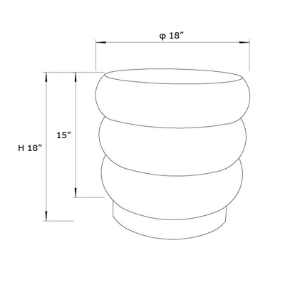 Clarkdale Channel Tufted Ottoman With Wood Base - Threshold™ Designed With Studio McGee 7 Clarkdale Channel Tufted Ottoman With Wood Base - Threshold™ Designed With Studio McGee - Image 5