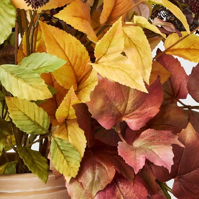 31" XL Fall Leaf Artificial Statement Arrangement - Threshold™ Designed With Studio McGee 4 31" XL Fall Leaf Artificial Statement Arrangement - Threshold™ Designed With Studio McGee - Image 2