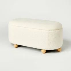 Havenstone Pill Shaped Storage Bench - Threshold™ Designed With Studio McGee -Interior Sale Store GUEST 7dc48435 db39 4775 98cb 51dbc4bf7a10