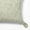 Lumbar Floral Jacquard Pillow With Corner Ties Green - Threshold Designed With Studio McGee -Interior Sale Store GUEST 7ee57248 5f48 416c b16b 2d97aee5f18b