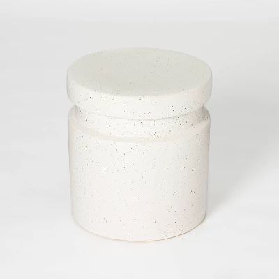 Murray Round Ceramic End Table White - Threshold™ Designed With Studio McGee 4 Murray Round Ceramic End Table White - Threshold™ Designed With Studio McGee - Image 2