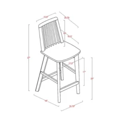 Linden Modified Windsor Wood Counter Height Barstool - Threshold™ Designed With Studio McGee 13 Linden Modified Windsor Wood Counter Height Barstool - Threshold™ Designed With Studio McGee -Interior Sale Store GUEST 83440ad4 363c 45f5 885d 6fc3fbd62724