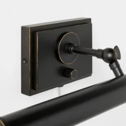 Wall Plug-in Sconce Black - Threshold™ Designed With Studio McGee: Integrated LED, Iron Shade, ETL Listed, Modern Decor 7 Wall Plug-in Sconce Black - Threshold™ Designed With Studio McGee: Integrated LED, Iron Shade, ETL Listed, Modern Decor -Interior Sale Store GUEST 856552d9 993f 4dbc 9f9d 2e4f3cef4745