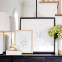 21.49" X 21.49" Matted To 5" X 7" Gallery Single Image Frame Black - Threshold™ Designed With Studio McGee -Interior Sale Store GUEST 862758d2 f18e 4ba1 98a4 da4873e89a62 3