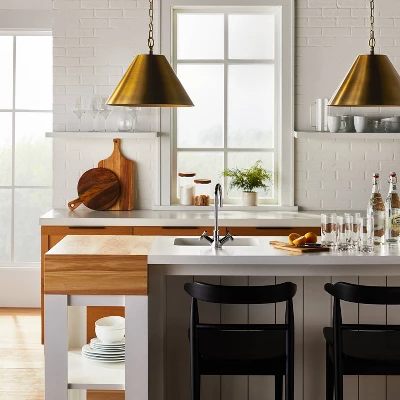 Metal Pendant Ceiling Light - Threshold™ Designed With Studio McGee 3 Metal Pendant Ceiling Light - Threshold™ Designed With Studio McGee