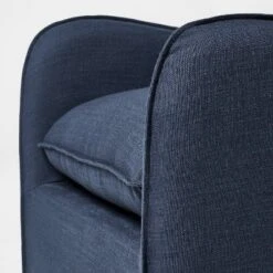 Slipcover Style Upholstered Swivel Accent Chair Blue - Threshold™ Designed With Studio McGee -Interior Sale Store GUEST 89fc2cdb 68df 40b1 b1d0 d52c26606667