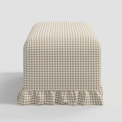 Ruffle Slipcover Dining Bench - Threshold™ Designed With Studio McGee 4 Ruffle Slipcover Dining Bench - Threshold™ Designed With Studio McGee - Image 2