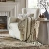 Kessler Swivel Accent Chair Cream Faux Shearling - Threshold™ Designed With Studio McGee: Luxury Glam Furniture, No Assembly Required -Interior Sale Store GUEST 8eed6bfc 63d7 4aea 9cad 0b86c9a27a18