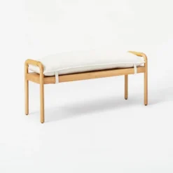 Ventura Bench Natural - Threshold™ Designed With Studio McGee -Interior Sale Store GUEST 90618cf4 5d3d 4d2a a619 f4c48a7cc041