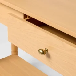 48" Modern Wooden Console Table With Drawer Brown - Threshold™ Designed With Studio McGee -Interior Sale Store GUEST 90ede8a6 be76 4490 99dc ae4666a108e4