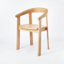 Terra Solid Wood Curved Back Dining Chair - Threshold™ Designed With Studio McGee -Interior Sale Store GUEST 9247e68d 2d42 4de0 acf8 805ddf967c24