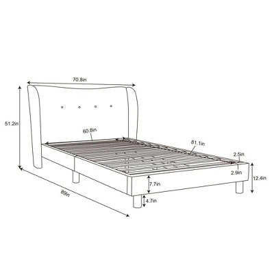 Kessler Bed In Cream Faux Shearling - Threshold™ Designed With Studio McGee 10 Kessler Bed In Cream Faux Shearling - Threshold™ Designed With Studio McGee - Image 8