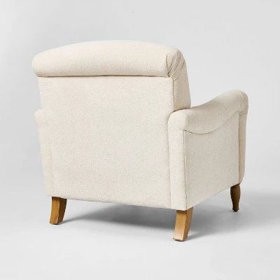 Kauri Upholstered Accent Chair Natural - Threshold™ Designed With Studio McGee 5 Kauri Upholstered Accent Chair Natural - Threshold™ Designed With Studio McGee - Image 3