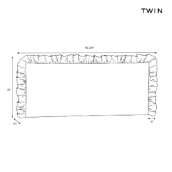 Ruffled Wall Mounted Headboard - Threshold™ Designed With Studio McGee -Interior Sale Store GUEST 961871ce e043 48de 87d4 75c9097922c6