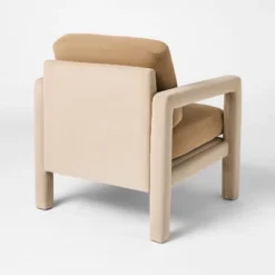 Upholstered Sculptural Accent Chair Brown - Threshold™ Designed With Studio McGee -Interior Sale Store GUEST 96baadd8 aab6 44d3 ab92 74d5eb6828f2