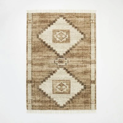 Double Medallion Persian Style Rug Tan - Threshold™ Designed With Studio McGee 6 Double Medallion Persian Style Rug Tan - Threshold™ Designed With Studio McGee - Image 4