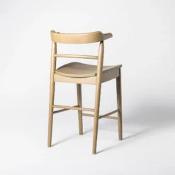 Kaysville Curved Back Wood Counter Height Barstool - Threshold™ Designed With Studio McGee -Interior Sale Store GUEST 9bddbba3 9344 41ab 8097 7e1ffedc2dad