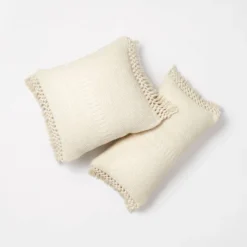 Textural Woven Throw Pillow With Trims Cream - Threshold™ Designed With Studio McGee 11 Textural Woven Throw Pillow With Trims Cream - Threshold™ Designed With Studio McGee -Interior Sale Store GUEST 9db776be 140d 4fc5 a209 3e00430801c7