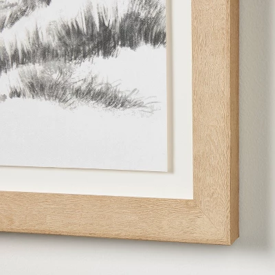 47"x24" Grassy Beach Dune Floated Paper Framed Under Plexiglass Wall Art - Threshold™ Designed With Studio McGee: Modern Lithograph 4 47"x24" Grassy Beach Dune Floated Paper Framed Under Plexiglass Wall Art - Threshold™ Designed With Studio McGee: Modern Lithograph - Image 2