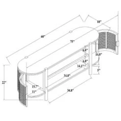 Portola Hills Caned Door TV Stand For TVs Up To 60" - Threshold™ Designed With Studio McGee -Interior Sale Store GUEST a0956830 d71f 43eb 95fa 09eff023a340