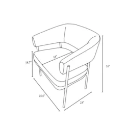Rosemead Metal Frame And Rounded Back Faux Sherling Accent Chair Cream - Threshold™ Designed With Studio McGee -Interior Sale Store GUEST a38c3411 f2c1 48f5 a6be 9a4cd093d081