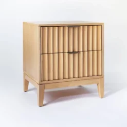 Thousand Oaks Wood Scalloped End Table With Drawers - Threshold™ Designed With Studio McGee -Interior Sale Store GUEST b1016a0e 6edf 4061 a9c6 028465971ed1