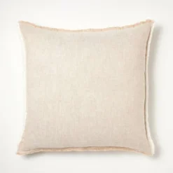 Oversized Reversible Linen Square Throw Pillow With Frayed Edges - Threshold™ Designed With Studio McGee -Interior Sale Store GUEST b24eae29 d0b8 4a56 a4ef 09c04c3955b4