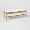 Cardamine Woven Upholstered Bench Natural - Threshold™ Designed With Studio McGee -Interior Sale Store GUEST b356fce5 7676 450b af74 5fd488c68942