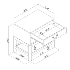 Elmira Nightstand Brown - Threshold™ Designed With Studio McGee 17 Elmira Nightstand Brown - Threshold™ Designed With Studio McGee -Interior Sale Store GUEST ba23a28f 8b95 42ea acce 9cc3df7af05f