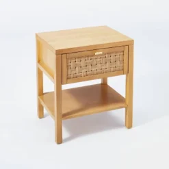 Palmdale Nightstand Woven 1 Drawer Natural - Threshold™ Designed With Studio McGee 10 Palmdale Nightstand Woven 1 Drawer Natural - Threshold™ Designed With Studio McGee -Interior Sale Store GUEST bbb49228 452f 4381 a61b dec8d16091c0