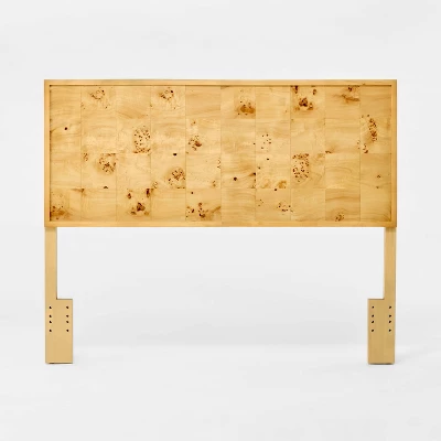 Queen Ogden Headboard Brown - Threshold™ Designed With Studio McGee: Wood Frame, Veneer Surface, 32"H 4 Queen Ogden Headboard Brown - Threshold™ Designed With Studio McGee: Wood Frame, Veneer Surface, 32"H - Image 2