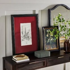 18" X 24" Vintage City Sketch Framed Wall Art - Threshold™ Designed With Studio McGee: Modern Lithograph, Architecture Decor