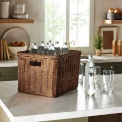 Cube Vintage French Basket - Threshold™ Designed With Studio McGee