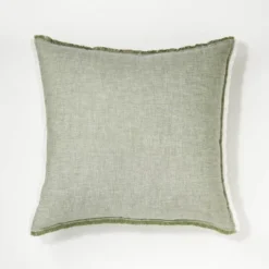 Oversized Reversible Linen Square Throw Pillow With Frayed Edges - Threshold™ Designed With Studio McGee -Interior Sale Store GUEST c59c1768 fd6d 4d82 b66e 9c30a01bb949