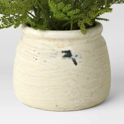 Artificial Small Fern In Cement Pot Green - Threshold™ Designed With Studio McGee -Interior Sale Store GUEST c9820dce aaed 438e a810 15db6255d95d
