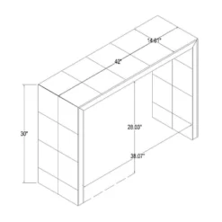 Ogden Burled Wood Console Table - Threshold™ Designed With Studio McGee -Interior Sale Store GUEST c9d87896 2f67 4a2a 9ba3 39f9f44679da