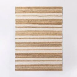 Riverton Striped Jute/Wool Area Rug Tan - Threshold™ Designed With Studio McGee -Interior Sale Store GUEST ca3cf1e5 65fa 4902 9ec7 da5ec1583349