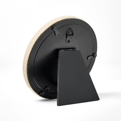 4"x4" Shagreen Wrapped Single Image Frame Cream - Threshold™ Designed With Studio McGee: Modern MDF Tabletop Photo Display 5 4"x4" Shagreen Wrapped Single Image Frame Cream - Threshold™ Designed With Studio McGee: Modern MDF Tabletop Photo Display - Image 3