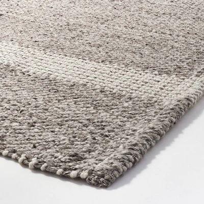 7'x10' Wellsville Handloom Flatweave Stripe Rug Gray - Threshold™ Designed With Studio McGee 4 7'x10' Wellsville Handloom Flatweave Stripe Rug Gray - Threshold™ Designed With Studio McGee - Image 2