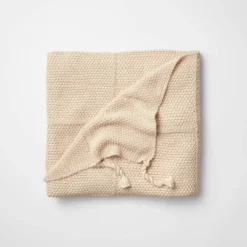 Windowpane Knit Throw Blanket With Tassels - Threshold™ Designed With Studio McGee -Interior Sale Store GUEST cfcc0bd1 9145 44d1 8936 b585b371ea06