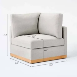 Woodland Hills Modular Sectional Corner Light Gray - Threshold™ Designed With Studio McGee 23 Woodland Hills Modular Sectional Corner Light Gray - Threshold™ Designed With Studio McGee -Interior Sale Store GUEST d13a80c0 94a7 4a14 807c 01f454d7e453