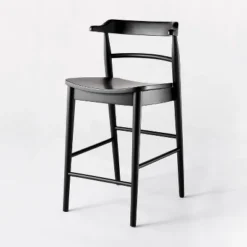 Kaysville Curved Back Wood Counter Height Barstool - Threshold™ Designed With Studio McGee -Interior Sale Store GUEST d21e6bf0 f7dc 462d b6fb 696cfe37d8fe