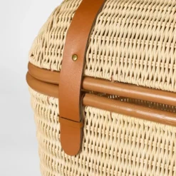 21" Woven Rattan Storage Trunk Brown - Threshold™ Designed With Studio McGee -Interior Sale Store GUEST d3e4004e ded0 4c13 aaf5 e41c4a5f01a7