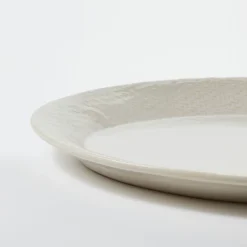 Stoneware Ceramic Oval Serving Platter Cream - Threshold™ Designed With Studio McGee: Scratch-Resistant, Microwave & Dishwasher Safe -Interior Sale Store GUEST d65147a4 c281 4fdc 91a5 e59e10687052