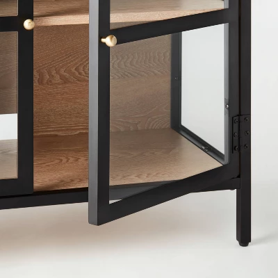 Crystal Cove Glass TV Stand For TVs Up To 59" - Threshold™ Designed With Studio McGee 5 Crystal Cove Glass TV Stand For TVs Up To 59" - Threshold™ Designed With Studio McGee - Image 3