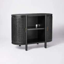 Portola Hills Caned Door Console With Shelves - Threshold™ Designed With Studio McGee -Interior Sale Store GUEST d8a3124a 3a6a 4b28 8cc4 73d0035a42d8