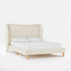 Kessler Bed In Cream Faux Shearling - Threshold™ Designed With Studio McGee 19 Kessler Bed In Cream Faux Shearling - Threshold™ Designed With Studio McGee -Interior Sale Store GUEST df6ae3b9 5810 4c21 a488 0efd6470c1d6